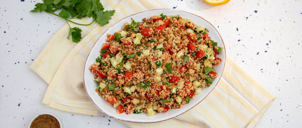 Couscous-salat med grønnsaker